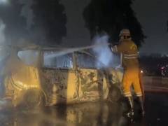 
      
      UP: Car catches fire in Noida, no casualties reported
      
      