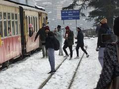 
      
      Snow-covered Shimla heritage toy train becomes major tourist attr
      
      
