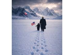
      
      White House shares AI-generated Greenland image
      
      