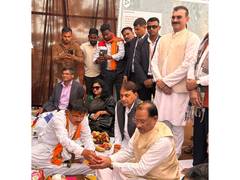 
      
      Chhattisgarh CM lays foundation stone for Chitrotpala Film City 
      
      