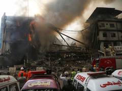 
      
      Pak: At least three killed in Gulberg hotel fire in Lahore
      
      
