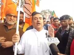 
      
      Suvendu Adhikari targets Bengal govt over violence in Bankura
      
      
