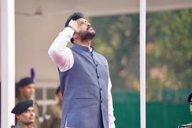 
      
      Union Minister for Civil Aviation participates in 77th Republic D
      
      