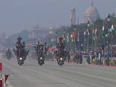 
      
      CRPF and SSB motorcycle daredevils showcase skill
      
      