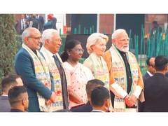 
      
      President Murmu hosts ‘At Home’ reception at Rashtrapati Bhavan
      
      