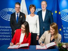 
      
      EU signs ban on Russian gas into law
      
      