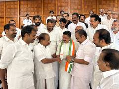 
      
      Protest staged outside Kerala Legislative Assembly
      
      