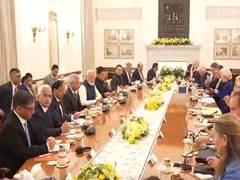 
      
      PM Modi holds delegation-level talks with EU leaders
      
      