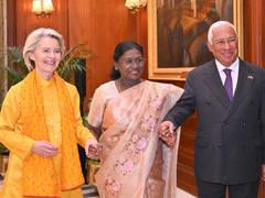 
      
      President Murmu hosts banquet in honour of EU delegates
      
      