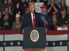 
      
      Trump defiant on tariffs as Supreme Court weighs legality
      
      