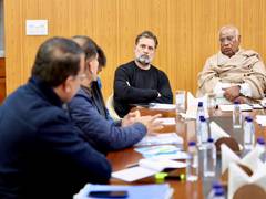 
      
      Congress holds meeting with Madhya Pradesh leaders in Delhi
      
      