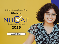 
      
      NUCAT Test 1 Dates announced for BTech Admissions at NMAMIT
      
      