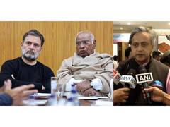 
      
      Amid 'issues' within party, Shashi Tharoor meets Rahul, Kharge
      
      