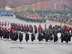 
      
      'Beating the Retreat ceremony' at Vijay Chowk today
      
      