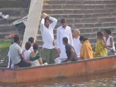 
      
      ‘Asthi Visarjan’ of Ajit Pawar performed at Karha–Nira river
      
      