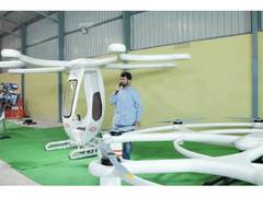 
      
      Air taxi, designed and manufactured in Guntur
      
      