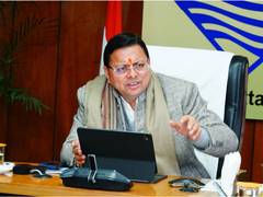 
      
      Uttarakhand CM Dhami reviews progress of river protection works u
      
      