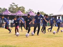 
      
      Gujarat Titans host Junior Titans in Amreli
      
      