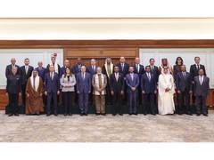 
      
      PM Modi meets Arab League Foreign Ministers
      
      