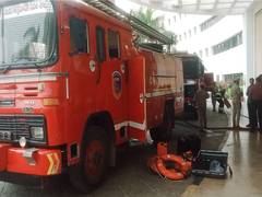 
      
      Fire breaks out at Telangana State Bus Bhavan Cellar
      
      
