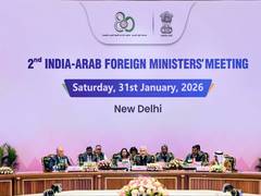 
      
      India, Arab League adopt 'New Delhi Declaration'
      
      