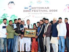 
      
      Uttarakhand CM Dhami inaugurates Kotdwar Bird Festival
      
      