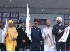 
      
      Rajasthan: CM Bhajan Lal Sharma inaugurates AU Jaipur Marathon
      
      