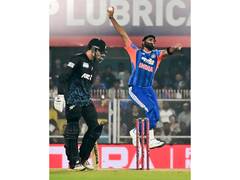 
      
      Jasprit Bumrah records his most expensive T20 bowling figures
      
      
