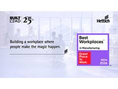 
      
      Hettich India recognised among the Top 50 India's Best Workplaces
      
      