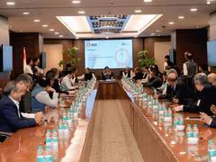 
      
      Piyush Goyal discusses Budget benefits with stakeholders at NSE
      
      