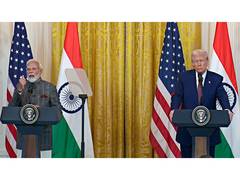 
      
      President Trump claims trade deal with India
      
      
