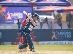 
      
      Rajasthan Lions beat Delhi Warriors by 23 runs
      
      
