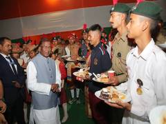 
      
      Assam Governor attends a reception programme for NCC cadets
      
      