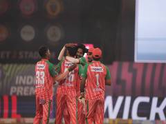 
      
      Tiigers of Kolkata seal playoff berth with 2-wicket win over Hyde
      
      