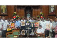 
      
      BJP, JD(S) protest in Karnataka Assembly seeking Excise Minister
      
      