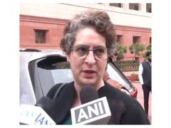 
      
      Priyanka Gandhi condemns  suspension of eight Congress MPs
      
      
