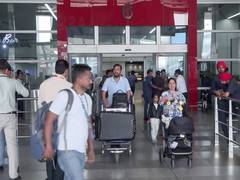 
      
      Special flight from Doha reaches New Delhi
      
      