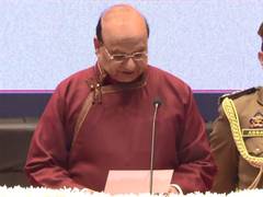 
      
      Vinai Kumar Saxena sworn in as Lieutenant Governor of Lad
      
      