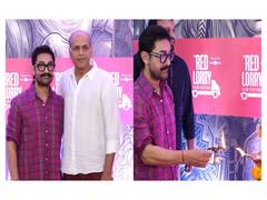 
    Aamir Khan, Ashutosh Gowariker attend Red Lorry Film Festival
    