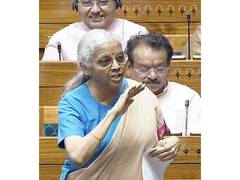 
      
      Sitharaman slams opposition over protests during her reply
      
      