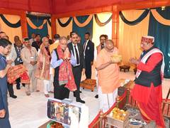 
      
      VP, Gov pay obeisance at Mata Chamunda Temple in Kangra
      
      