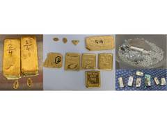 
      
      DRI seized gold, silver and cash worth Rs 14.13 crore in Delhi an
      
      