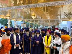 
      
      Delhi's new LG Taranjit Singh Sandhu visits Harmandir Sahib
      
      