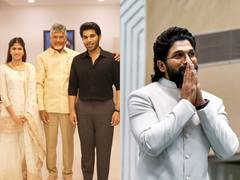 
      
      Allu Arjun reacts to Andhra CM blessing Allu Sirish, Nayanika
      
      
