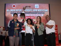 
      
      AIU Armwrestling Championship launched in Aligarh
      
      