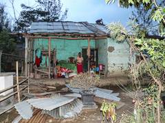 
      
      Heavy rainfall damage houses and crops in Manipur
      
      