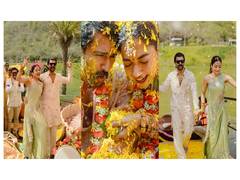 
      
      Rashmika Mandanna, Vijay Deverakonda share fun-filled Haldi pics
      
      