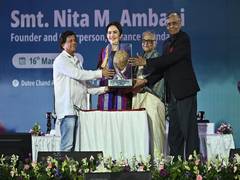 
      
      Nita Ambani conferred KISS Humanitarian Award 2025
      
      
