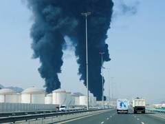 
      
      Drone strike triggers fire at Fujairah Oil Industry Zone
      
      