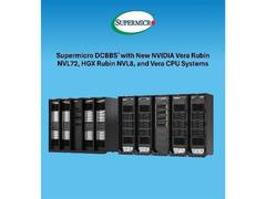 
      
      Supermicro Reveals DCBBS® with New NVIDIA Vera Rubin NVL72
      
      